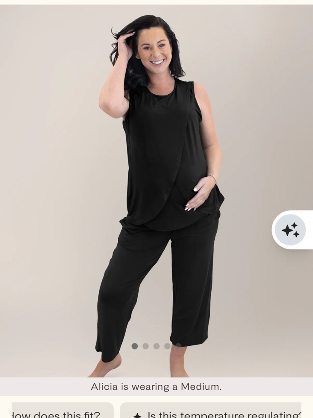 Kindred Bravely Black Women's Top - Small/Petite
